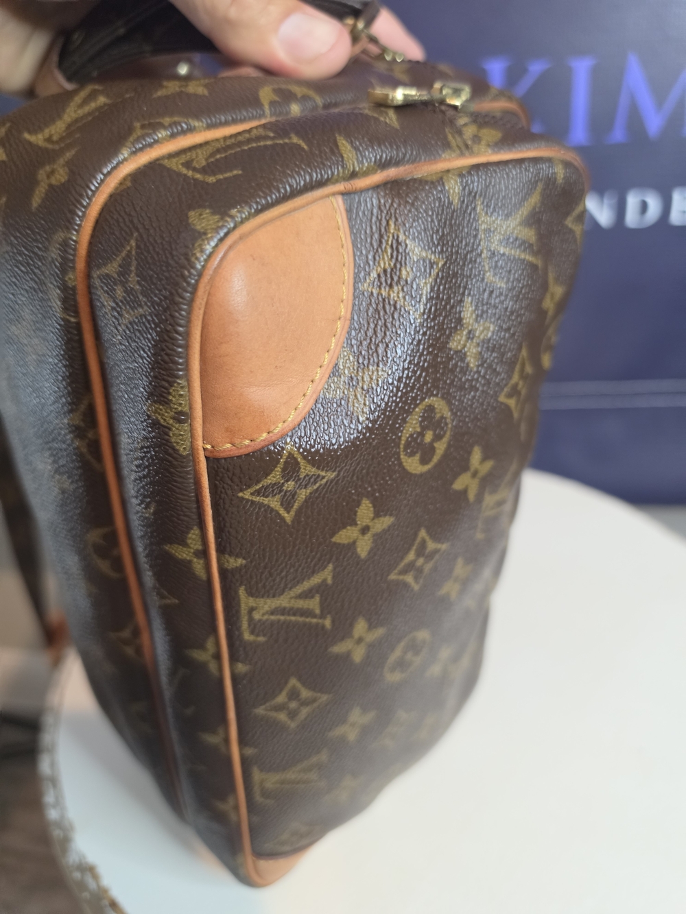 Louis Vuitton Monogram Canvas Toiletry Bag in Brown and Tan - Picture 7 of 12